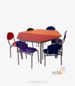 Mesa Escolar Trapezoidal - Image 2