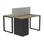 isla de trabajo 2 puestos