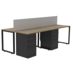 isla de trabajo 4 puestos