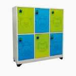 Locker Infantil 6 Puestos Multicolor
