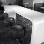 Superficie Corian barra