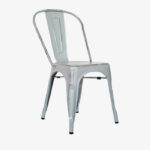 Silla Metálica Terek Plateada