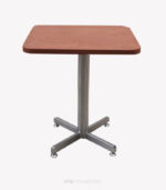 Mesa Base Cruz Acero Madera