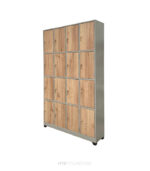 Locker 16 Puestos | Puerta Madera - Image 2