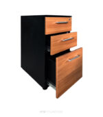 Cajonera Metálica -  Frente Madera