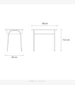 Pupitre Unipersonal en Madera con Silla - Image 6