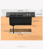 Grommet - Regleta de escritorio empotrada con con puertos USB - Image 5