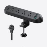 grommet regleta de escritorio con abrazader