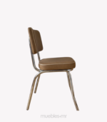 silla retro cromada