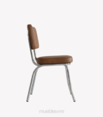 silla retro cromada